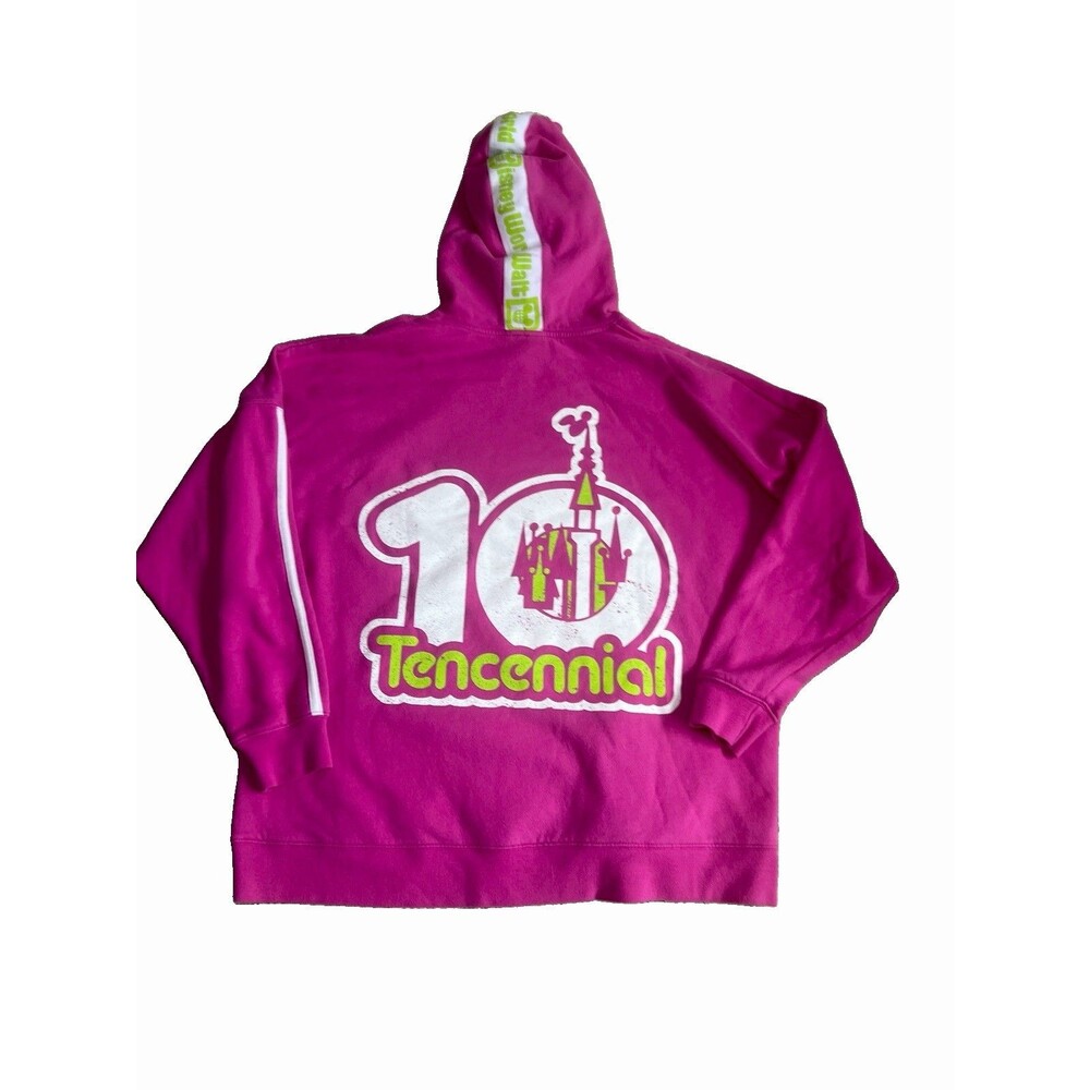 Disney World Vault Collection Tencennial Hoodie pink Large